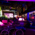 Photo by Nick Swartzel, lighting installation by Nomad Collab (Katy Zachary)